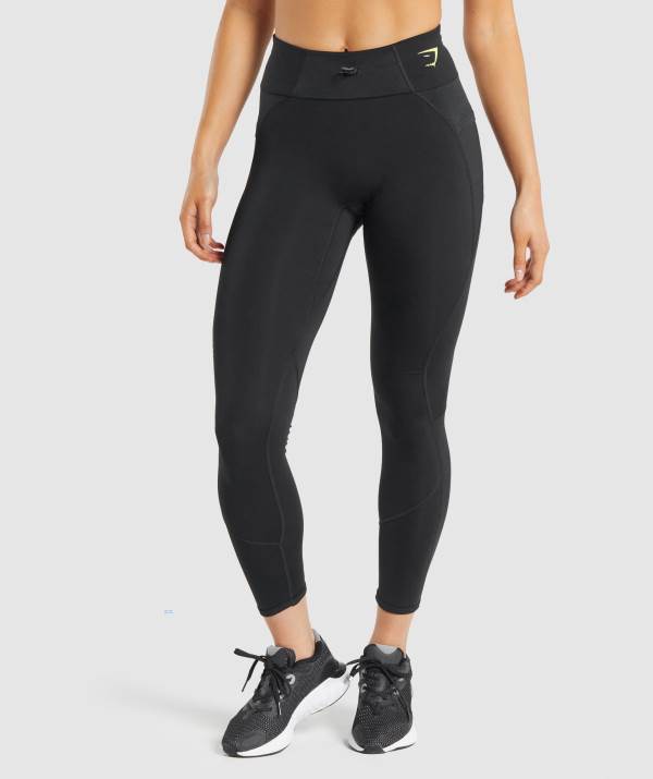 Damske Legíny Gymshark Pulse Čierne | HN8145730